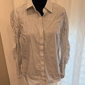 Black and White Striped Shirt